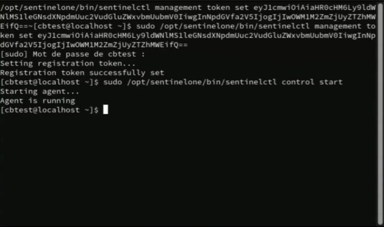 Installer SentinelOne sur Linux RedHat